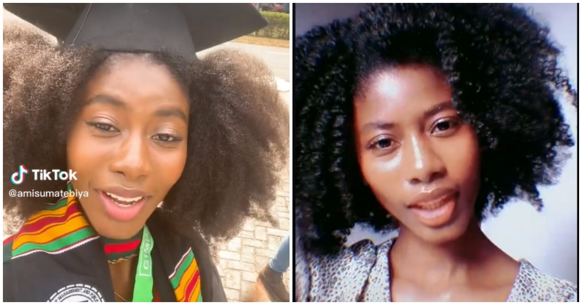 Pretty lady says a master's degree will not change her plans of becoming a housewife