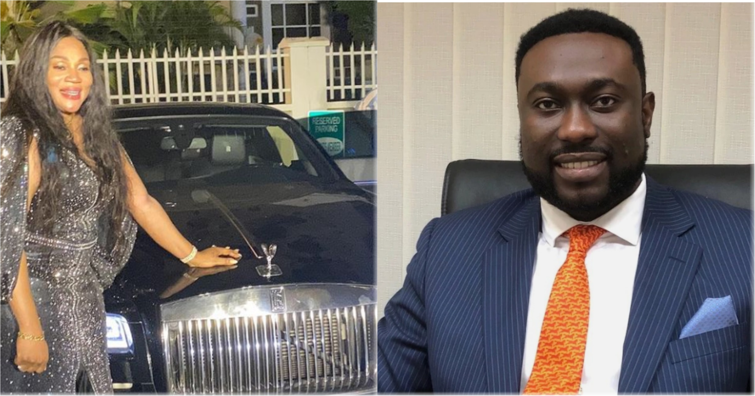 Dr Sledge: Ghanaian millionaire gifts wife Rolls Royce worth GHS1.9m to mark her b'day