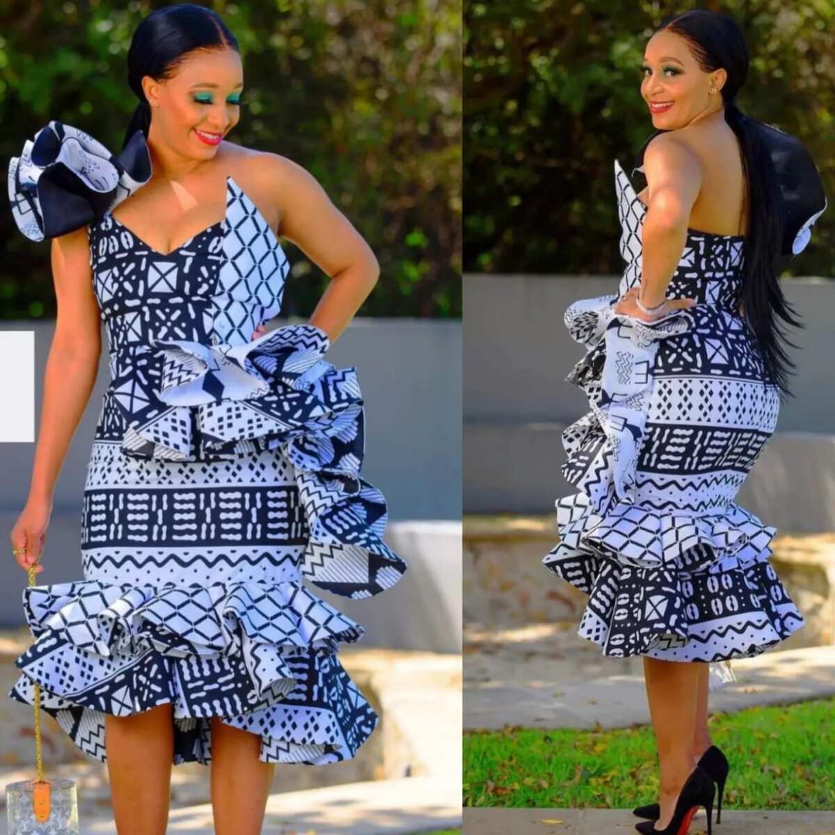 African Clothing|Women's African Wear|Ankara Short Gown|Prom Pencil Go –  Splendor Of Africa