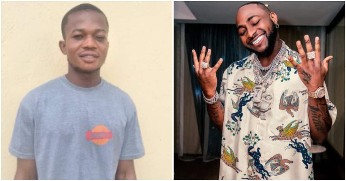 Davido finds GH boy who scored 8As in WASSCE, gives him full scholarship plus accommodation and allowance