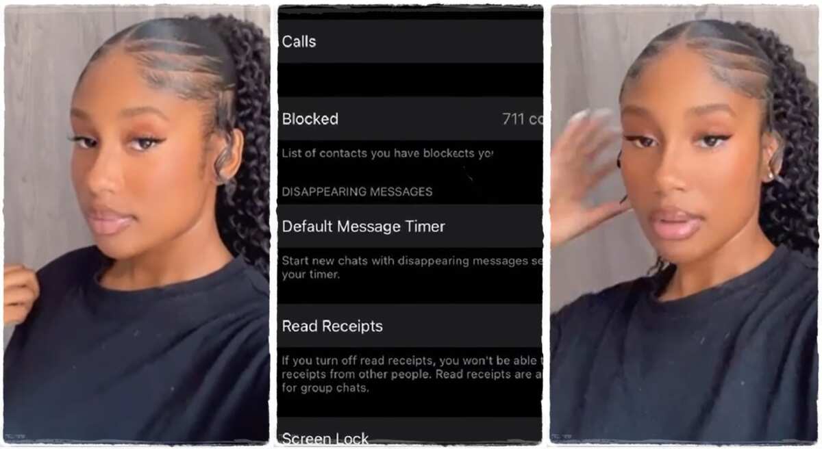 Lady who blocked 711 people on WhatsApp.