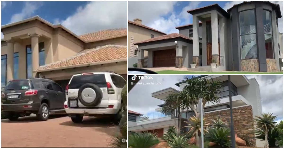 TikToker flaunts luxurious mansions in a residential community to show how the wealthy live