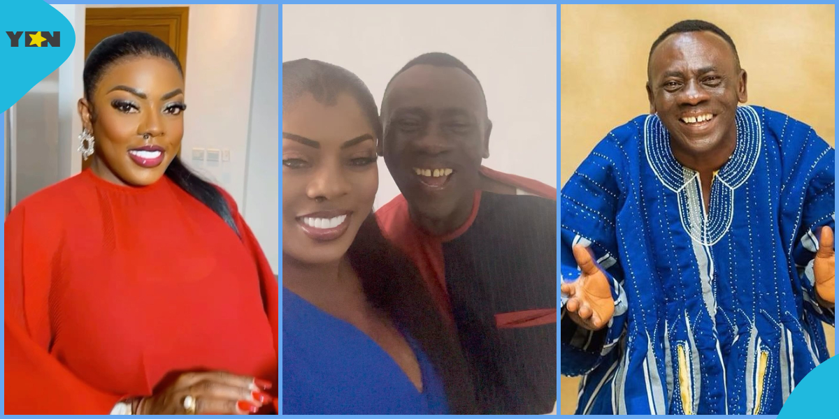 Akrobeto cracks Nana Aba's ribs with his English as they meet, video gets fans talking about his teeth