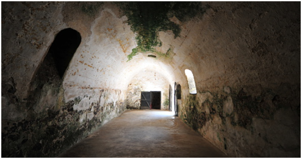 One of the dungeons at the Elmina Castle