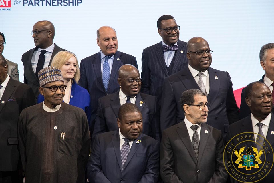 Photos of Akufo-Addo at UK-Africa Summit pop up online