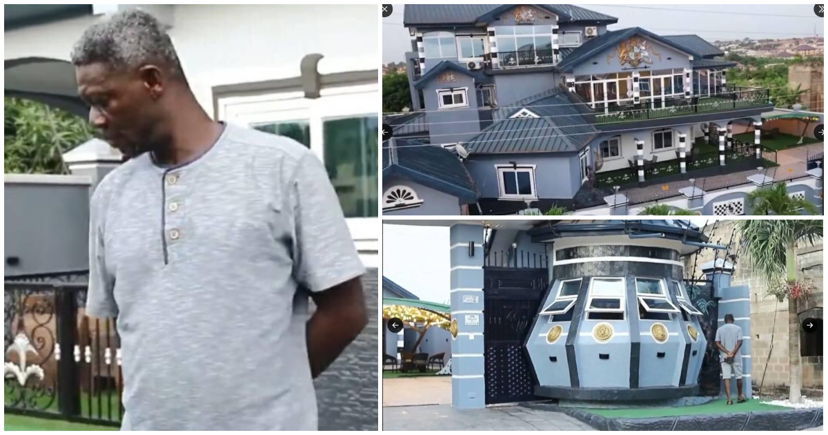 Agya Koo's mansion: Kumawood actor reveals he lost his parents and was homeless for seven years