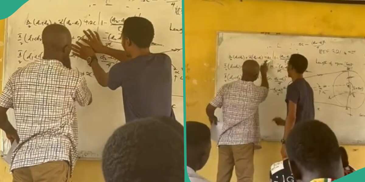 Video of student correcting his lecturer on the board causes uproar