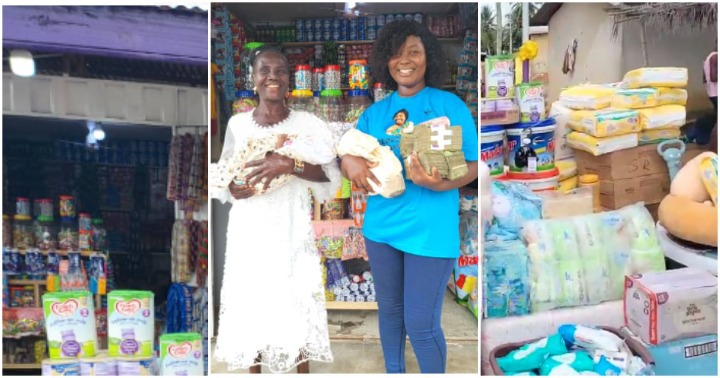GH grandmom whose daughter died after delivering twins gets fully-stocked provision shop; video pops up