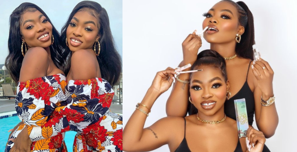 Laura and Lauretta: Popular Ghanaian Twins Shares how they Established their Successful Cosmetic Business