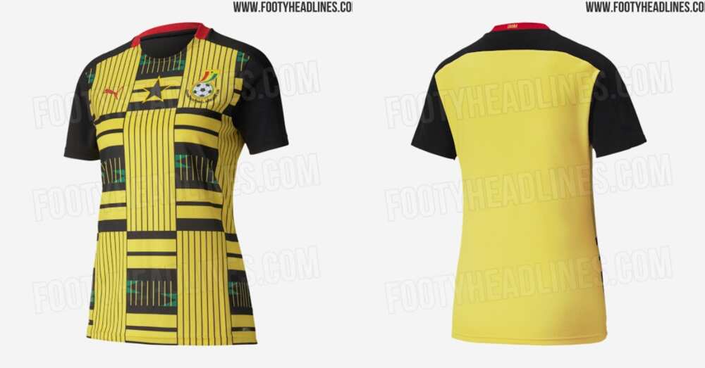 New home & away jerseys for the Black Stars surface online; football fans unhappy