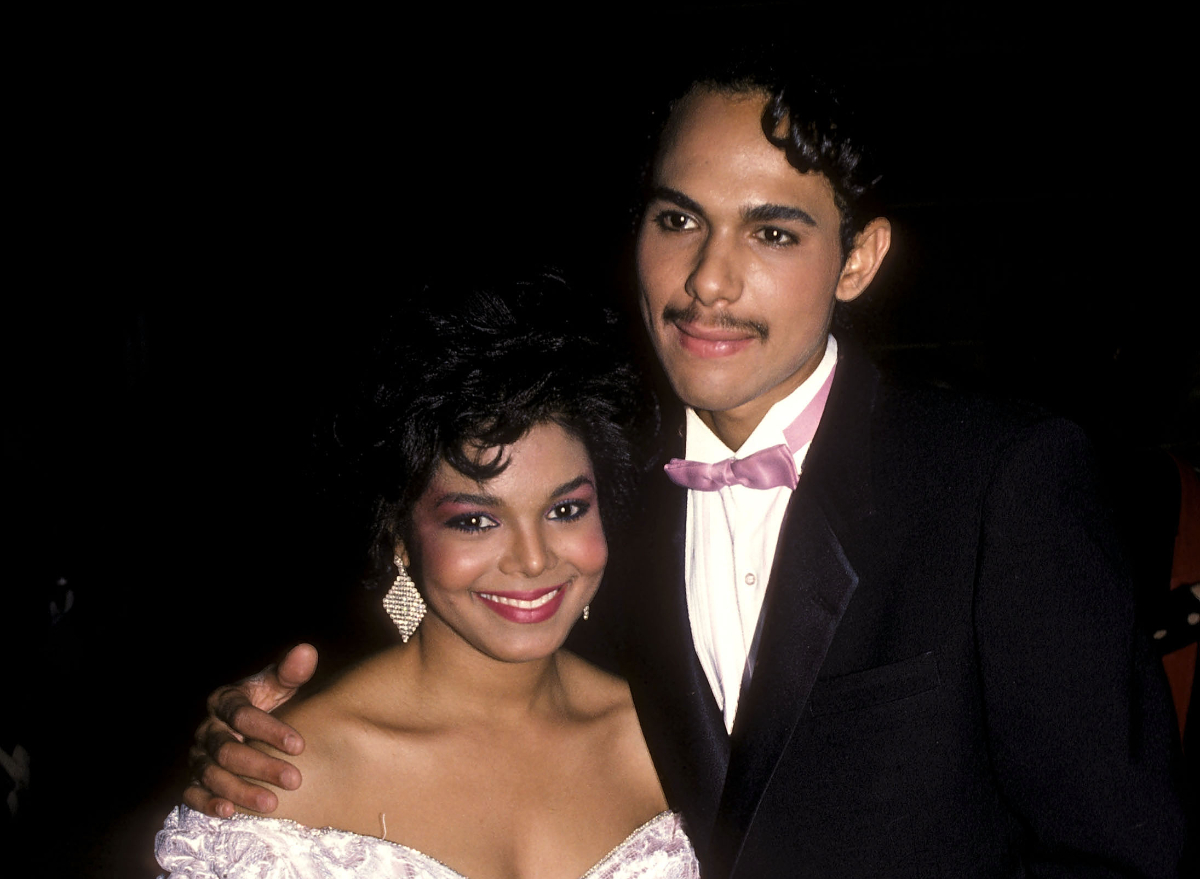 Janet Jackson and James DeBarge at the 12th Annual American Music Awards in Los Angeles.