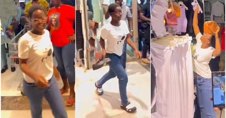 Girl goes on free 1 minute shopping spree, netizens claim she was too slow