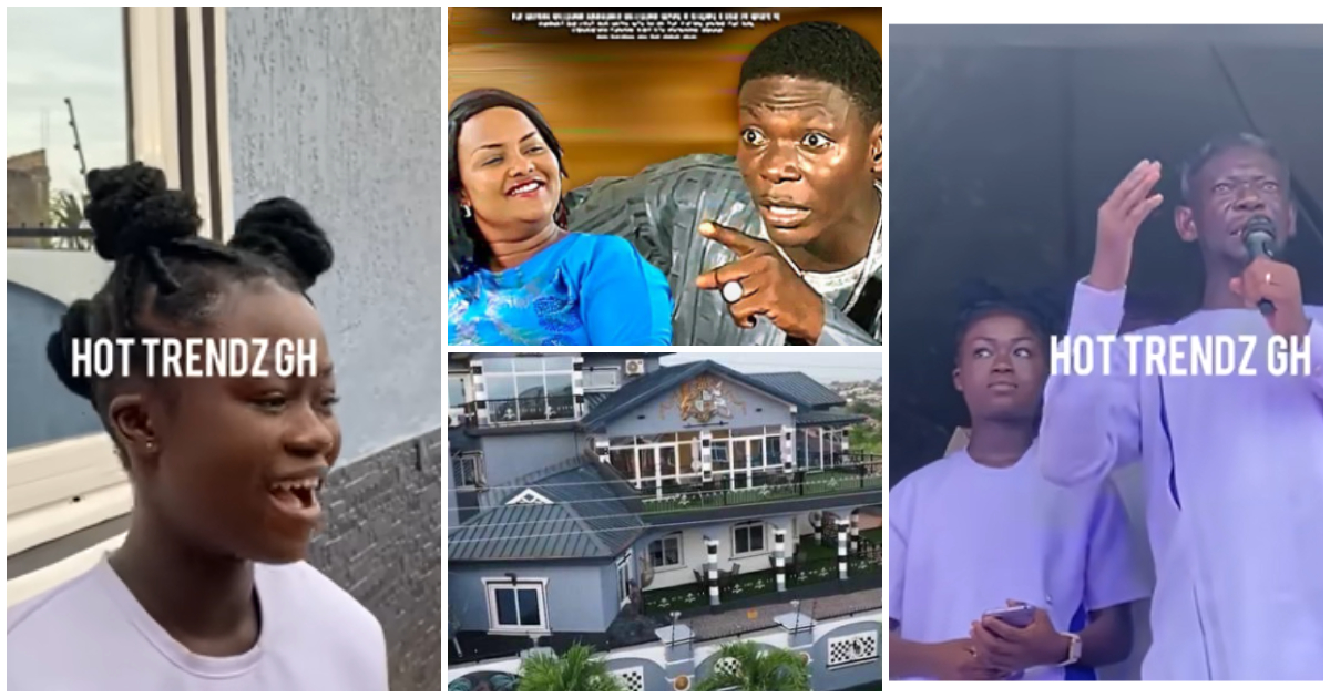 Agya Koo's daughter talks about her father's mansion, reveals her favourite movie of him