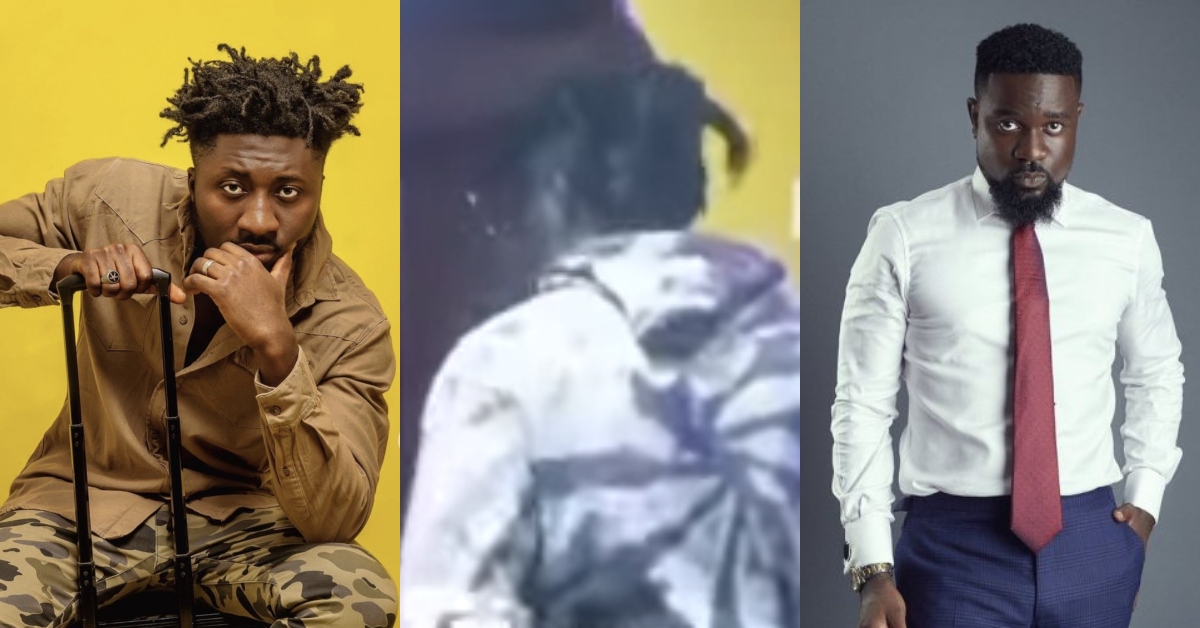 Amerado quits live interview in video for being compared to 'legend' Sarkodie