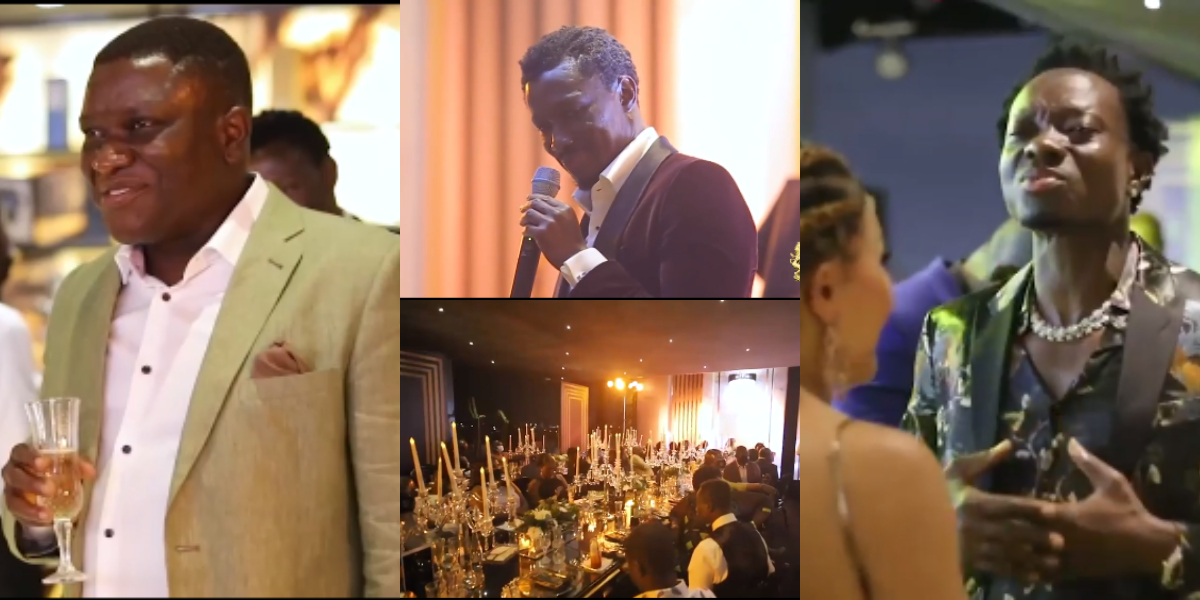 Freedom Jacob Caesar throws lavish party worth GHc600k to celebrate brother's 50th birthday, video pops up