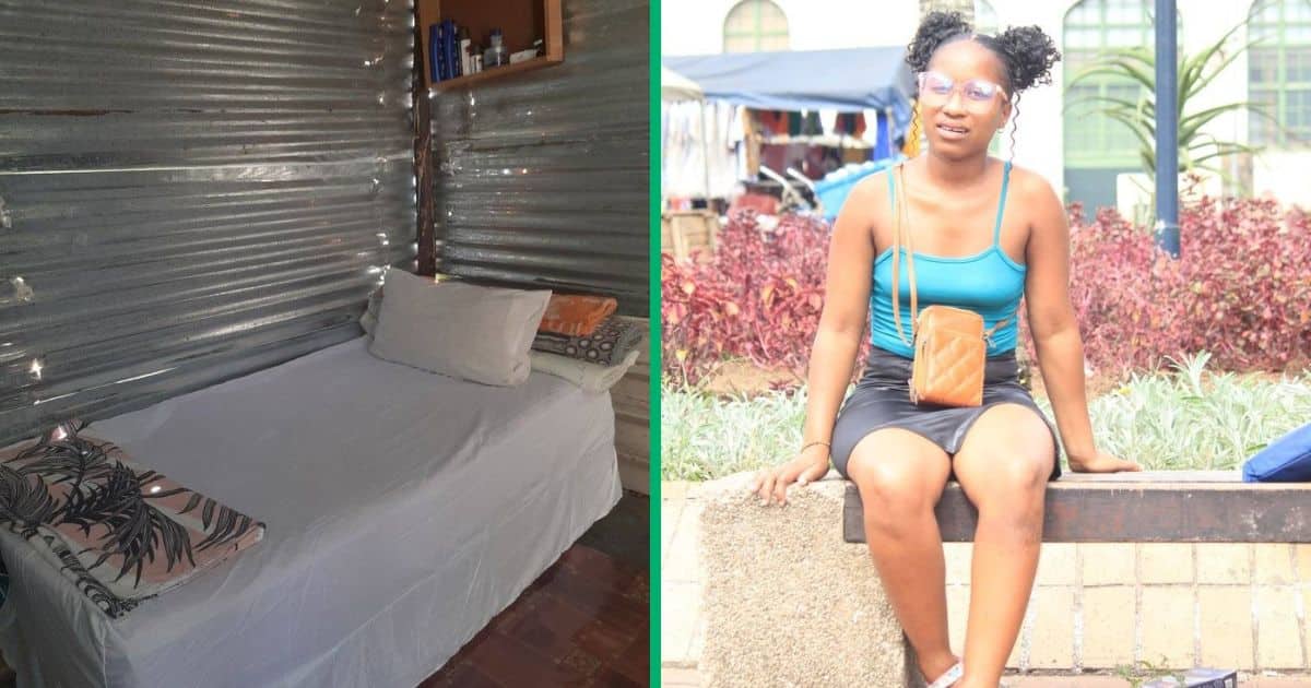 Hardworking woman flaunts interior of container house, peeps applaud her as she shares photos