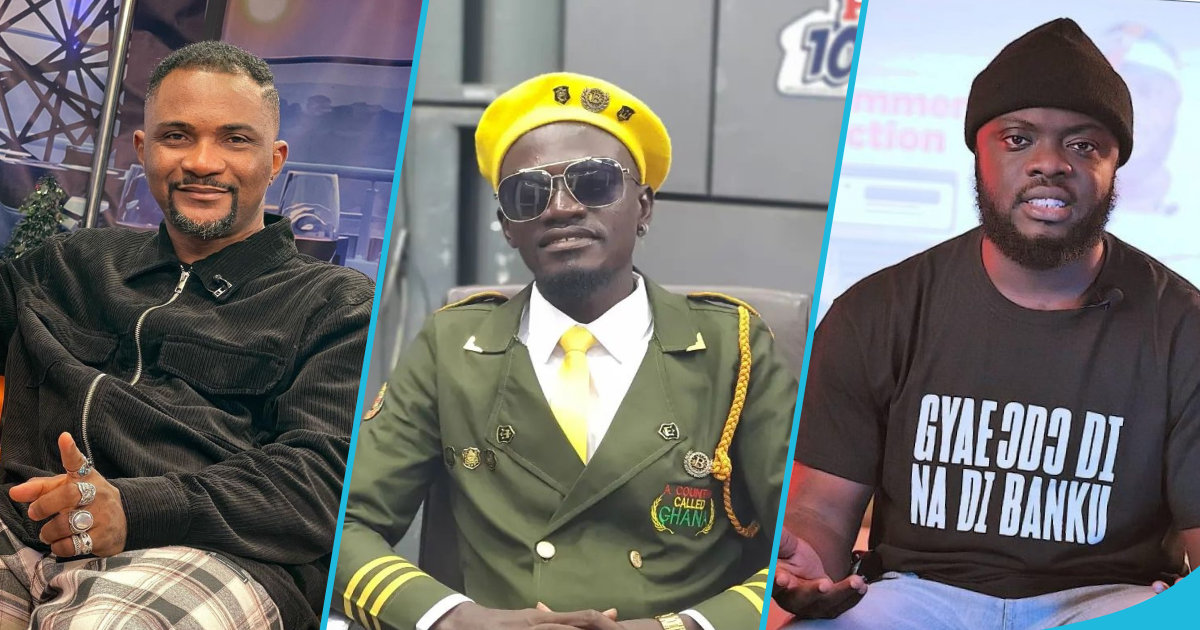Lil Win explaining why Kwadwo Sheldon, Mr Logic and Fiifi Pratt are barred from the premiere of his movie