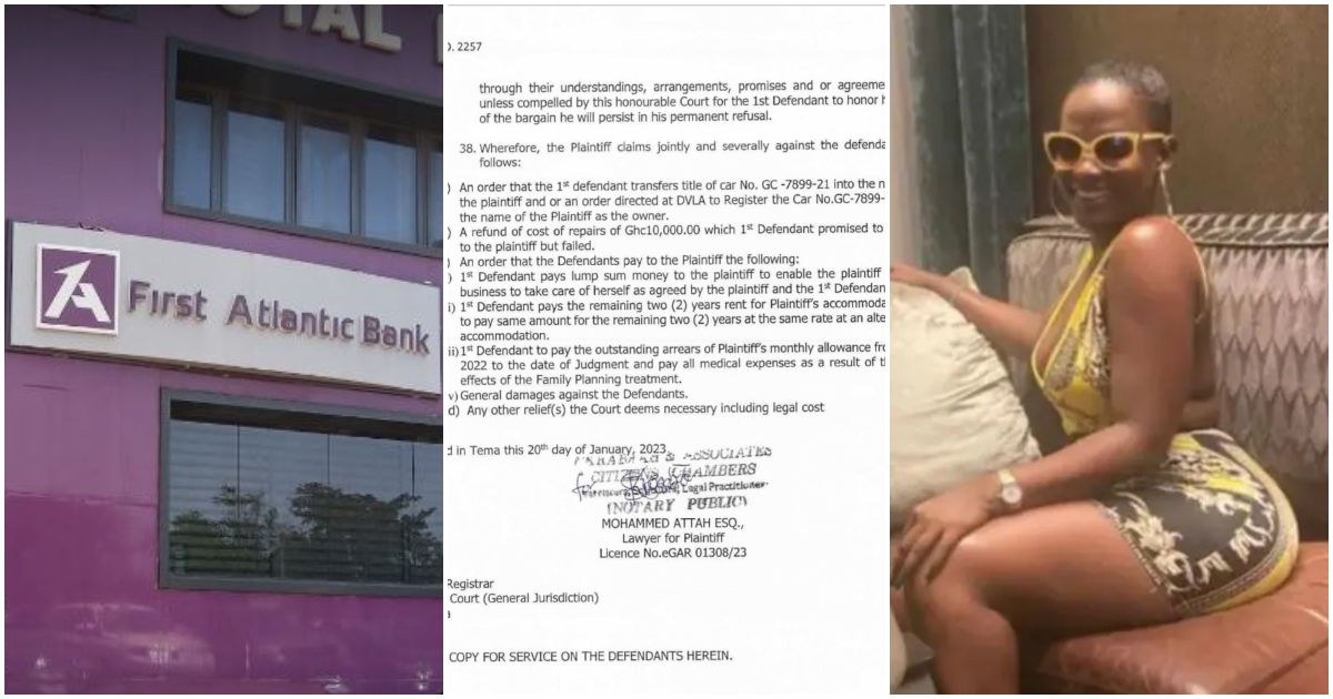 Deborah Seyram Adablah has said First Atlantic Bank failed to stop the harassment and incessant demand for sex by Ernest Nimako.