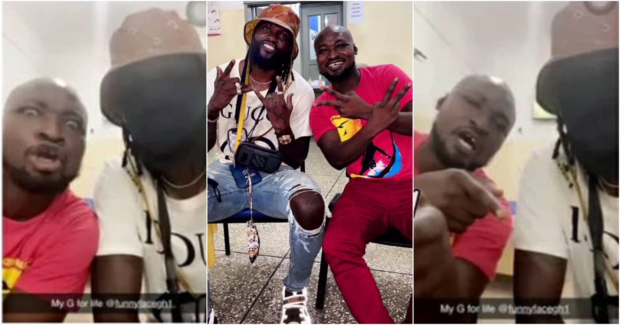Adebayor Reunites With Funny Face; Visits Him At Psychiatric Hospital (Video)