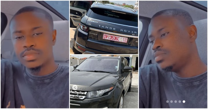 Entamoty: Ghanaian blogger buys new Range Rover worth over GH¢740k; shows off car in photos