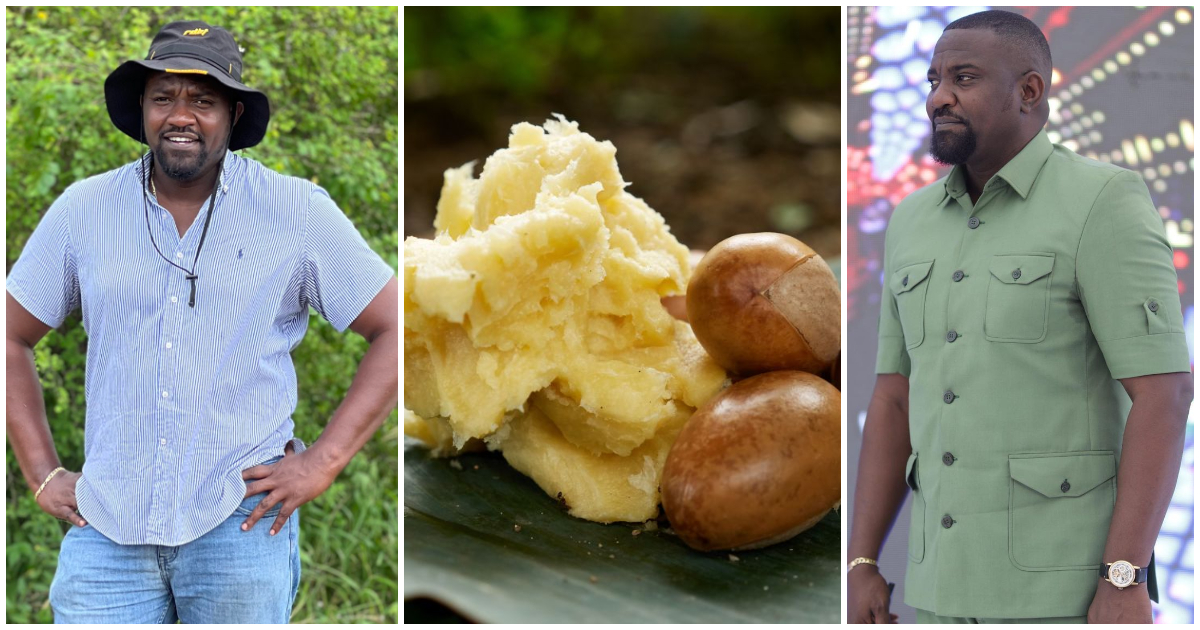 John Dumelo advocates for the use of shea butter in preparing food amidst the high cost of cooking Oil