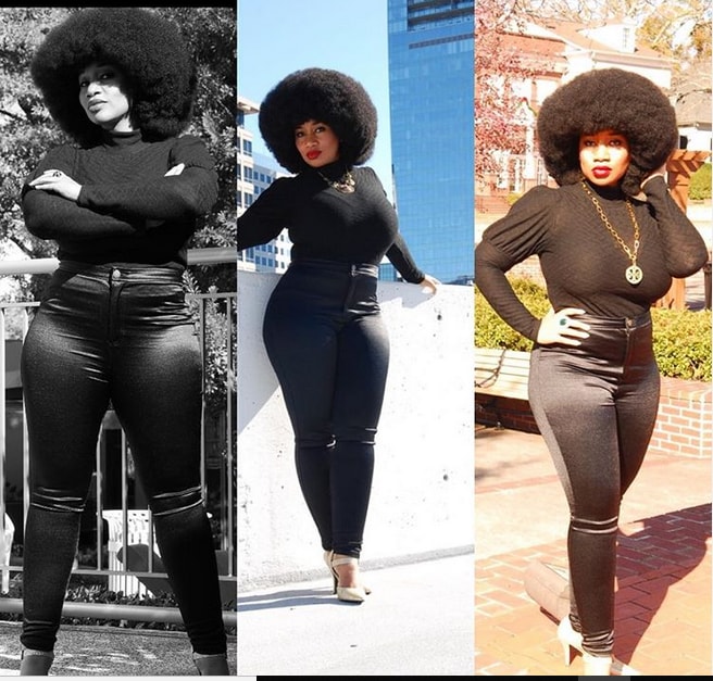 Meet woman with largest natural afro in the world