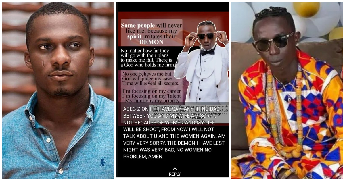 Patapaa Apologises To Zionfelix, Begs Him For Forgiveness On False Accusations Made Against Him