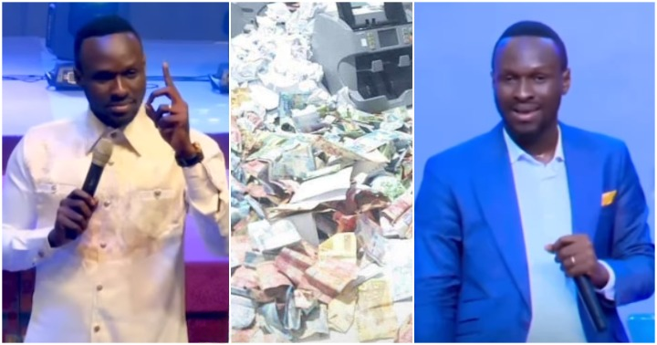 Alpha Hour pastor reacts to a viral photo showing his church's money.