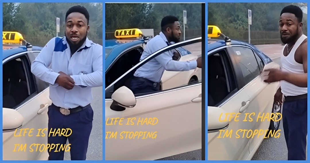 Ghanaian man in Dubai gives up taxi job: "I'm tired of life"