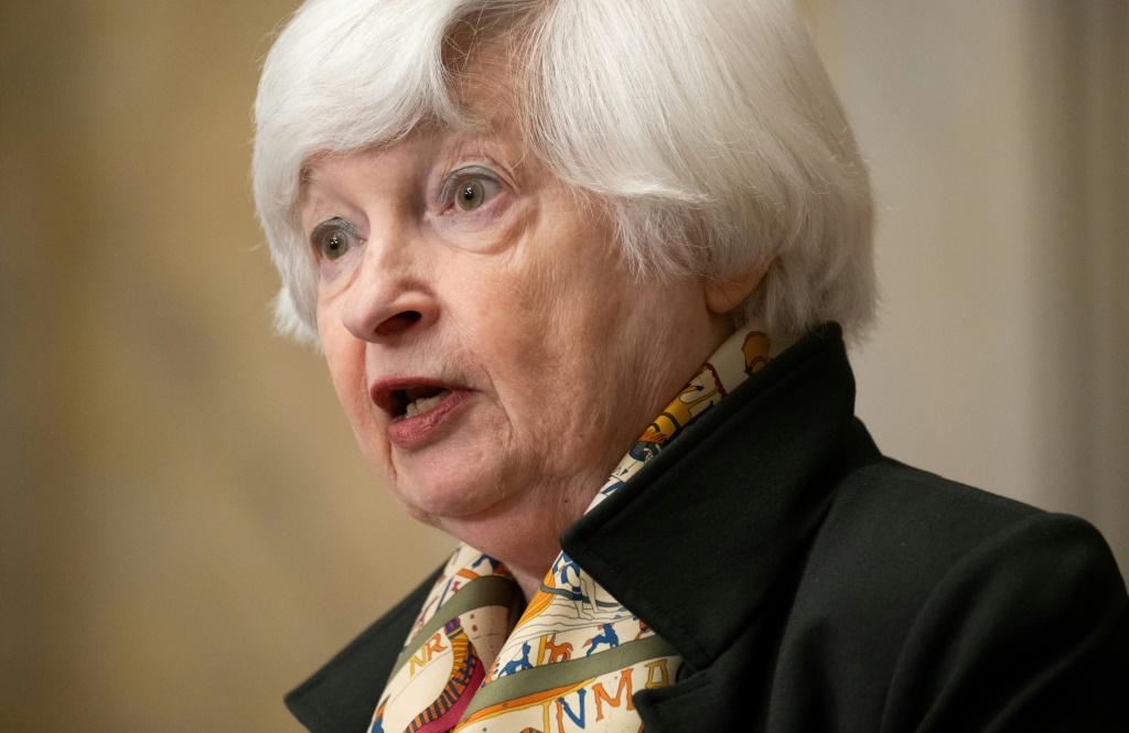 Janet Yellen, Secretary of the Treasury Department, which fined a Bangkok-based firm $20 million for more than 450 possible Iran sanctions violations