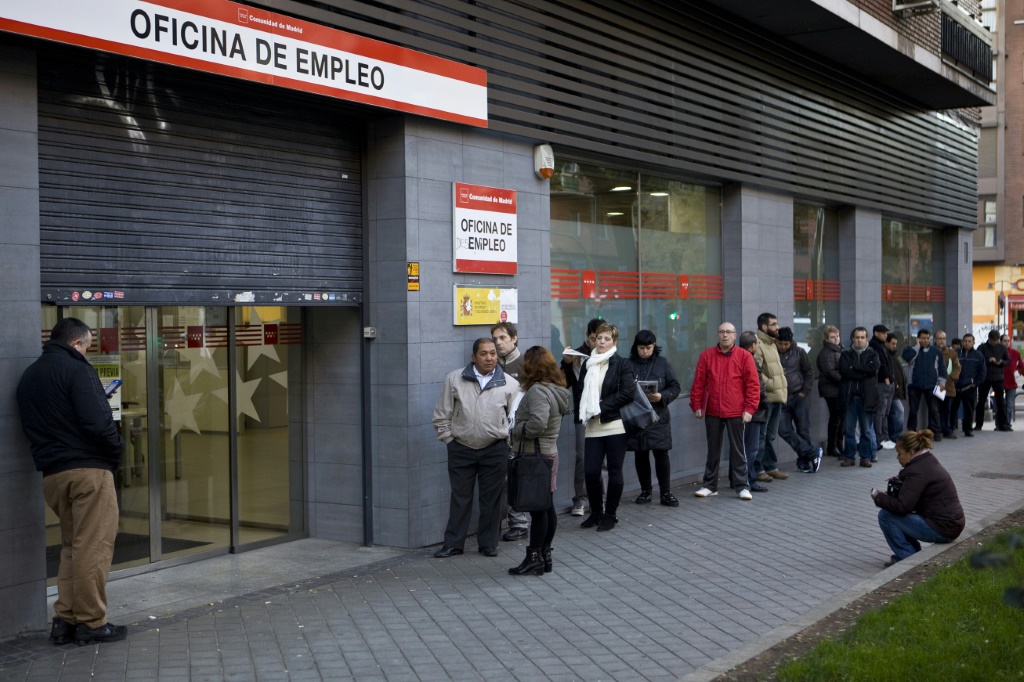While Spain’s jobless rate has fallen, it still is way above the EU average of 5.9 percent