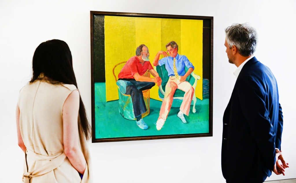 Christie's will sell David Hockney's "The Conversation" from the late Paul Allen's art collection