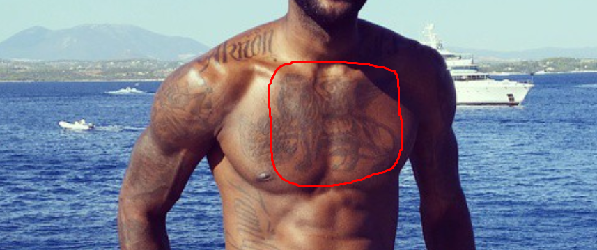 LeBron James has a lion tattoo on his chest