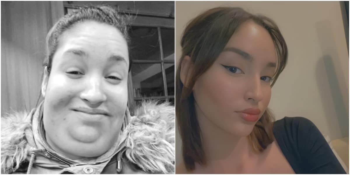 Young lady's Amazing Weight Loss Transformation Sets Social Media into Frenzy, Adorable Photo Goes Viral