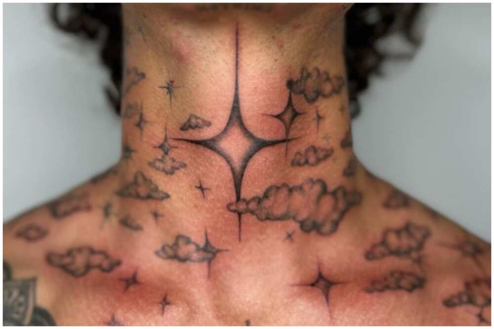 Neck tattoos for men