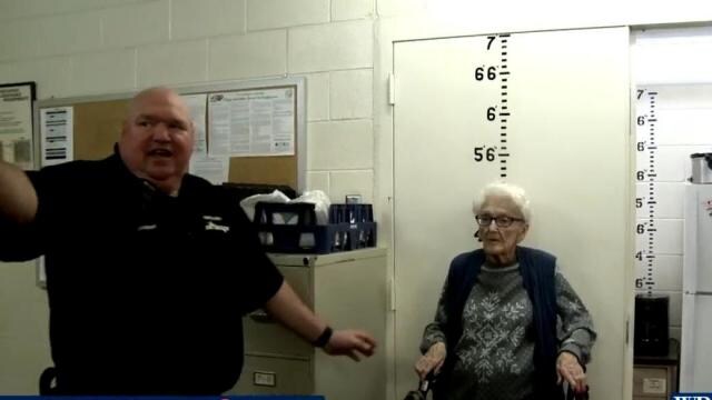 Woman never arrested in her life celebrates 100th birthday by going to jail