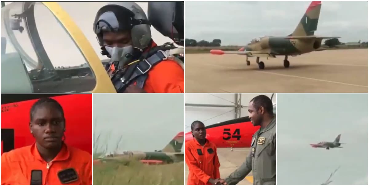 Nigerians celebrate Flying Officer Oke for making history