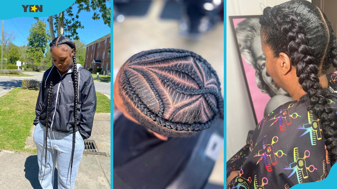 Double braids via @terra.rific.stylez - Black Hair Information Community |  Natural hair updo, Natural hair braids, Natural hair inspiration