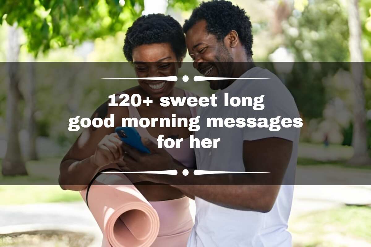 sweet good morning text for him