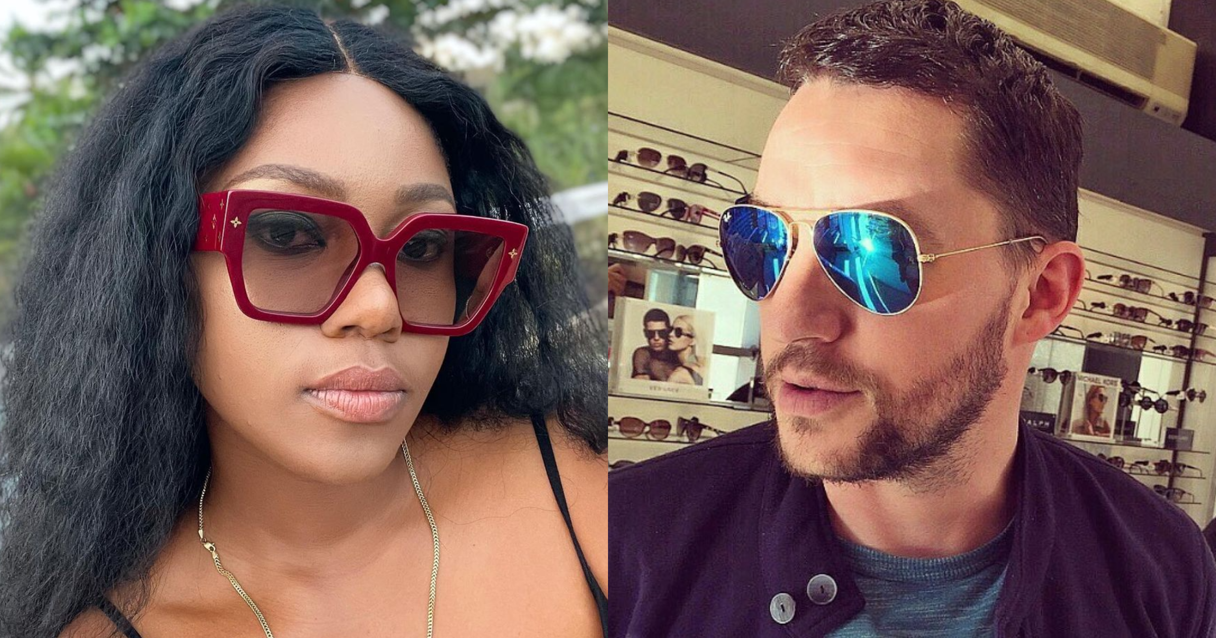 Yvonne Nelson and baby daddy Jamie Roberts