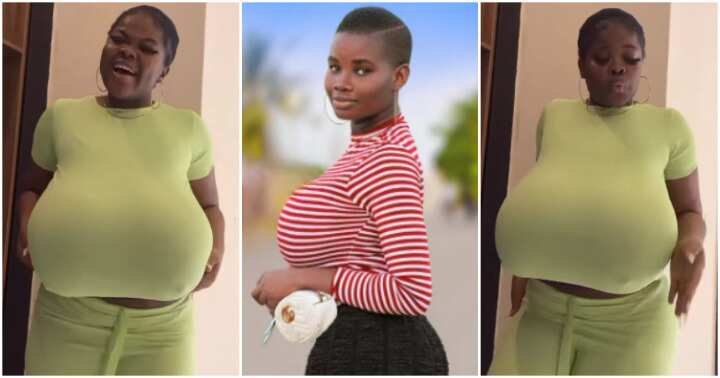 Photos of lady with heavy "chest" and actress Pamela Watara.