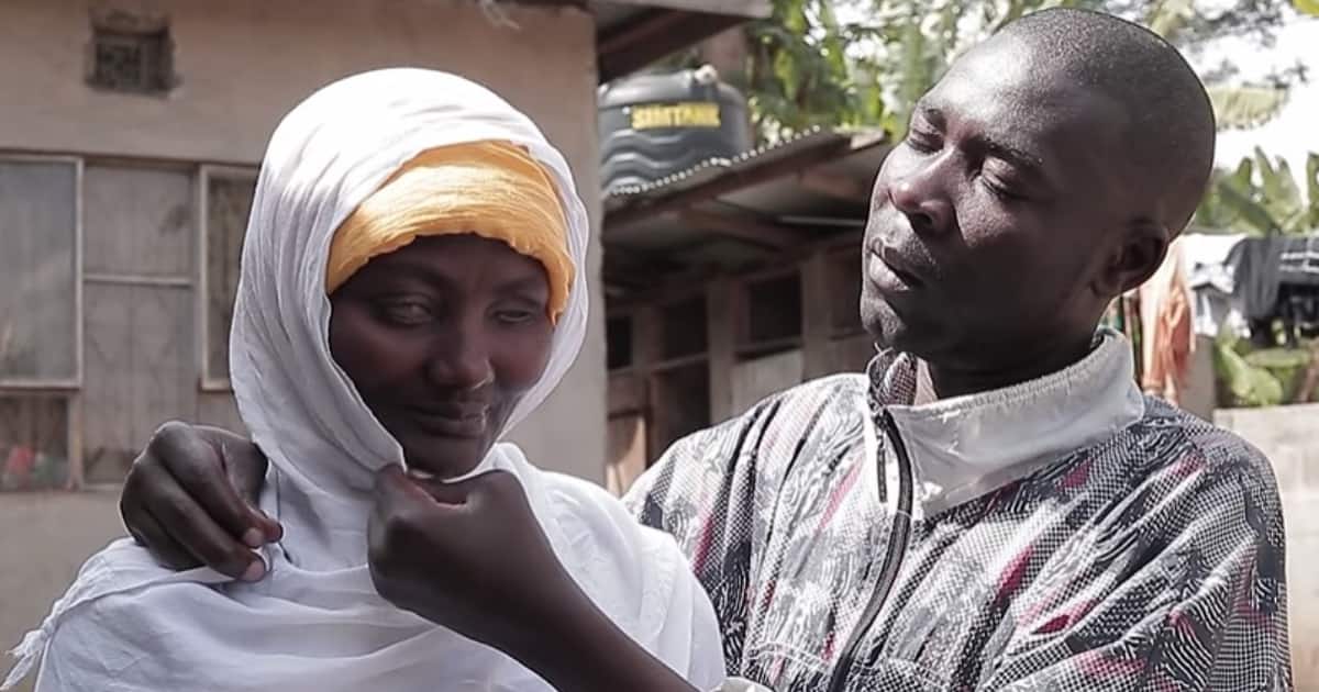 Tanzania couple Lilian and Rashidi pampering each other with love.