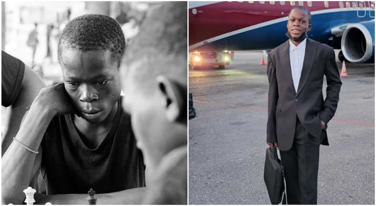 Photos of a Nigerian boy who got transformed.