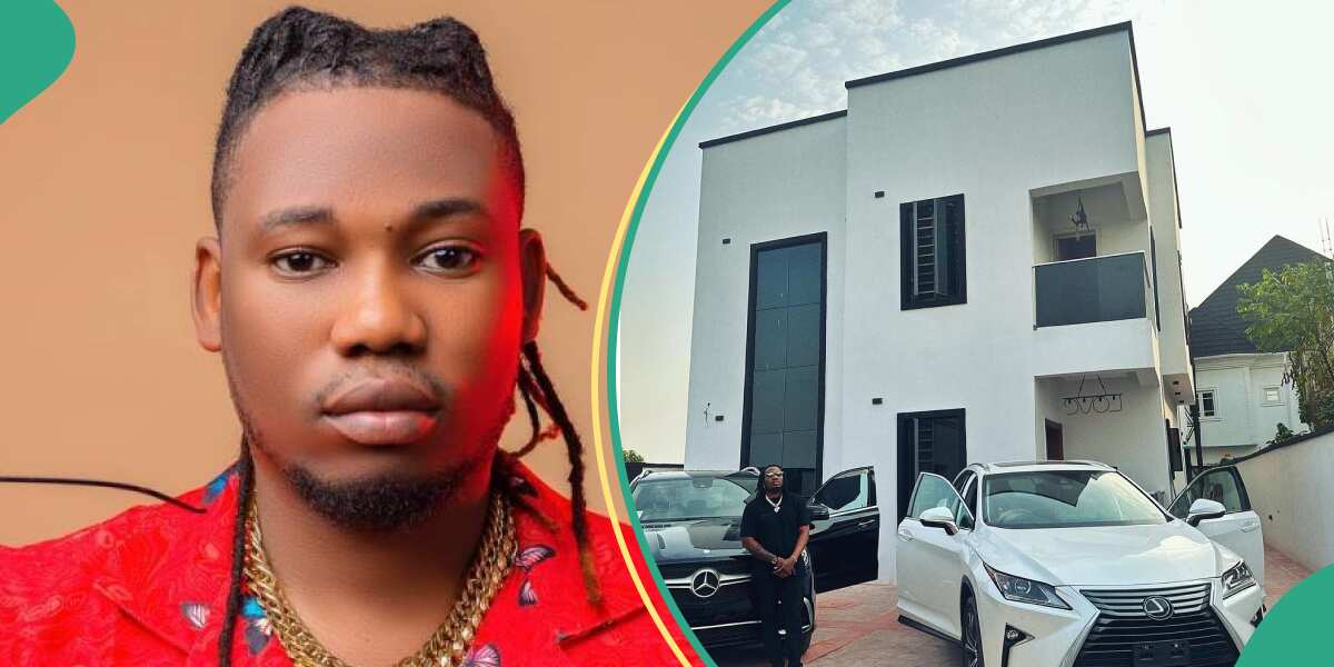 "Cut soap for us": Small Doctor, Femi Adebayo, others react as Qdot acquires mansion 'number 5'