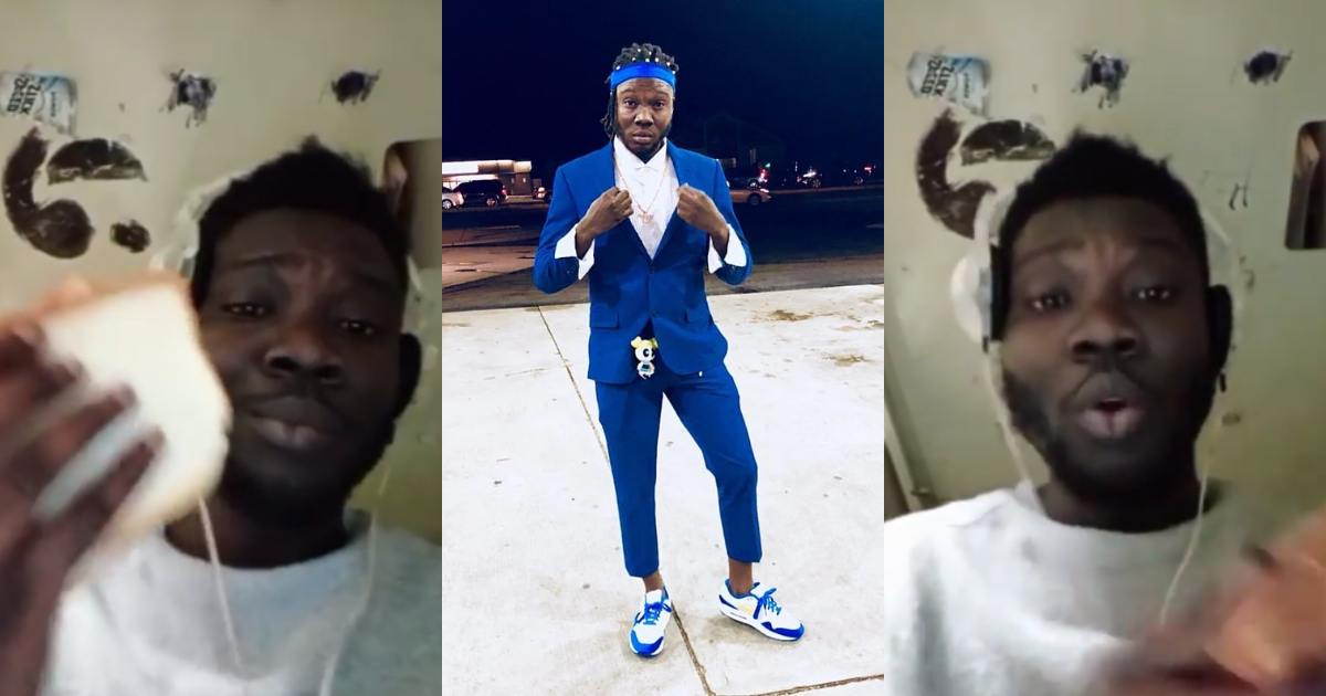 Cherish your freedom - Showboy says as he marks b'day in prison with bread and groundnut (video)