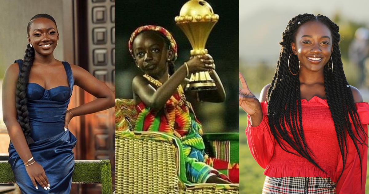 8-year-old Ghanaian girl who hoisted AFCON trophy all grown up