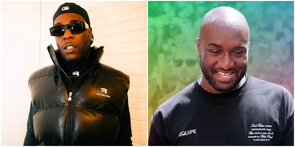 Burna Boy mourns Louis Vuitton designer Virgil Abloh after he died without completing their deal