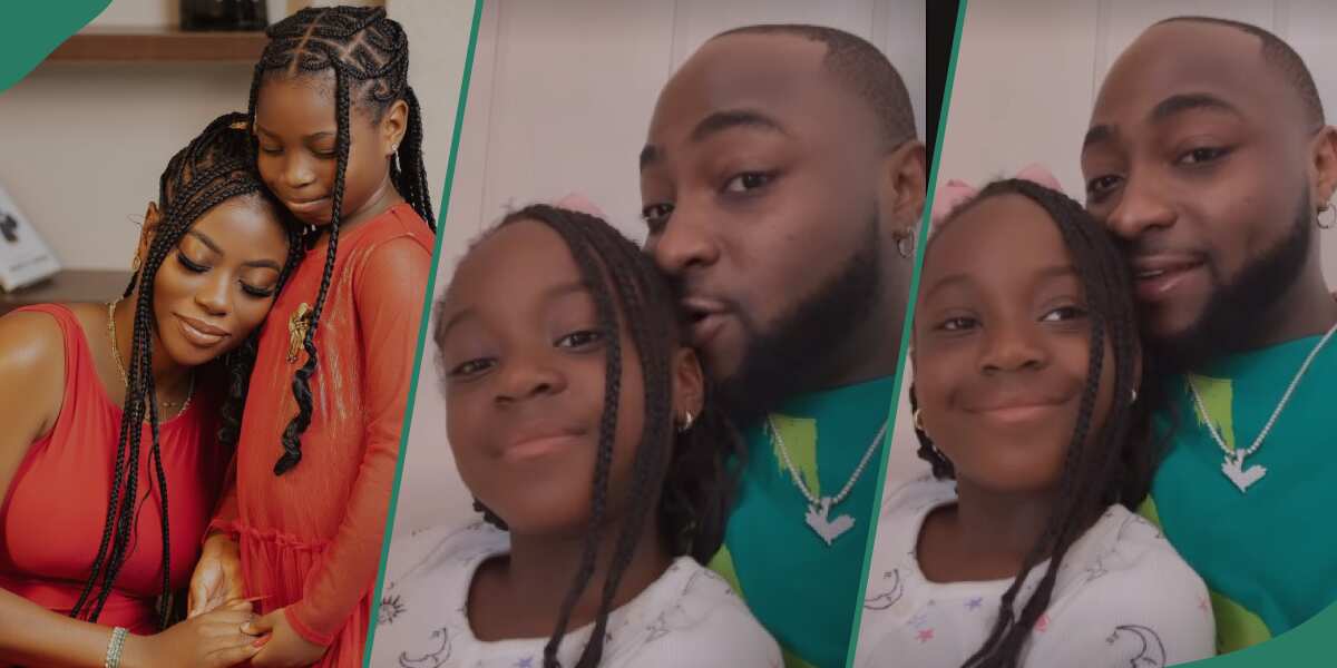 "Make mama Imade no see am": People react to Davido’s adorable video with his 2nd daughter Hailey