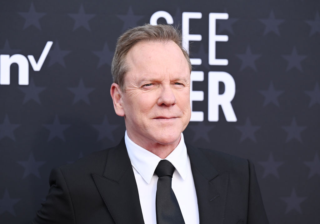 Actor Kiefer Sutherland at The 29th Critics' Choice Awards