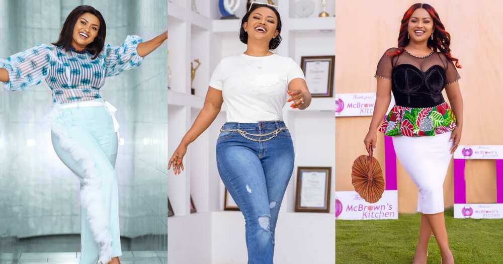 Nana Ama McBrown shows off new mansion during her plush 43rd birthday celebration (video)